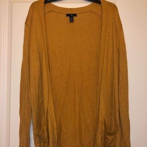 Gap Mustard Yellow Cardigan